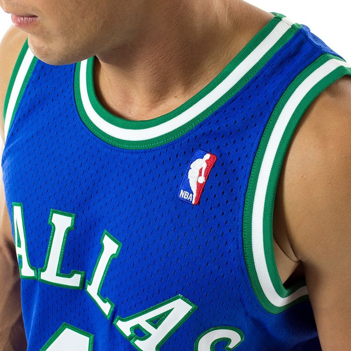 Mitchell and Ness Swingman Jersey HWC Dallas Mavericks Dirk Nowitzki 1998-99 blue