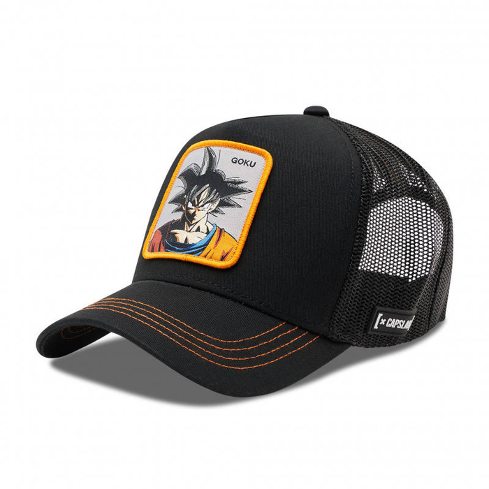 CapsLab casquette trucker casquette Dragon Ball Son Goku black