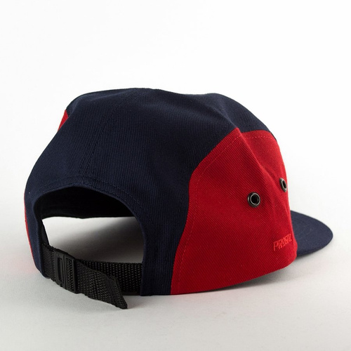 Prosto Klasyk 5-Panel Fatcap Divide navy / red / white