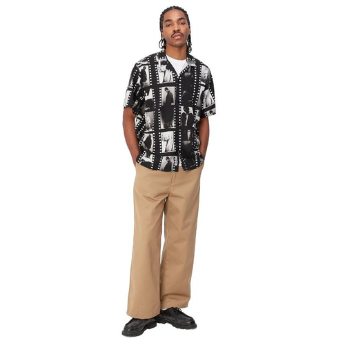 Carhartt WIP koszula męska Photo Strip Shirt black / white