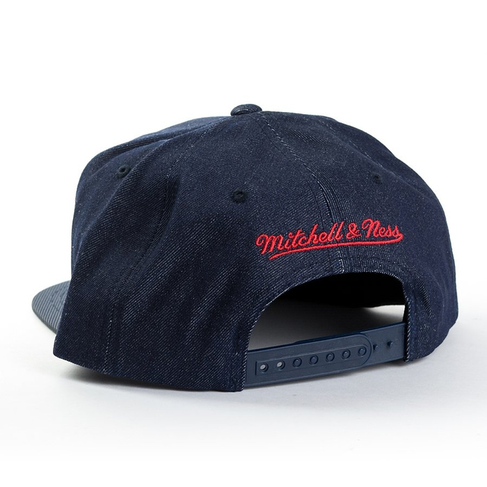 Mitchell and Ness snapback Raw Denim Chicago Bulls denim