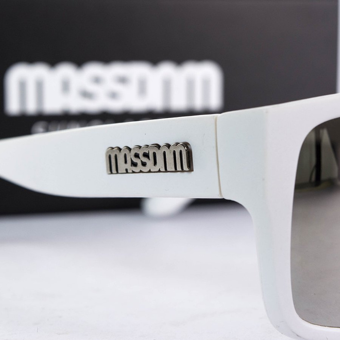 Okulary przeciwsłoneczne Mass Denim sunglasses Icon shine white $