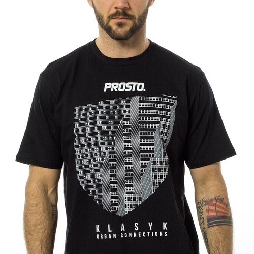 Koszulka męska Prosto Klasyk t-shirt Metropolis black