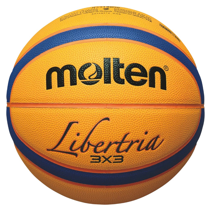 Molten piłka do koszykówki Libertia Fiba 3x3 yellow-blue rozm. 6