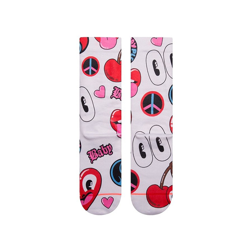 Skarpety damskie Stance socks Foundation Women Fancy white