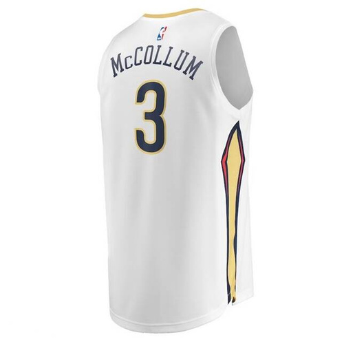 Fanatics Replica Jersey NBA Association Edition New Orleans Pelicans C.J Mc Collum white