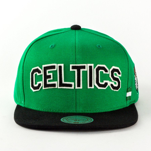 Mitchell and Ness snapback Training Room Boston Celtics green