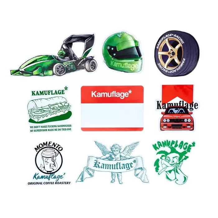 Kamuflage* naklejki Sticker Pack Summer 23 (9szt.)