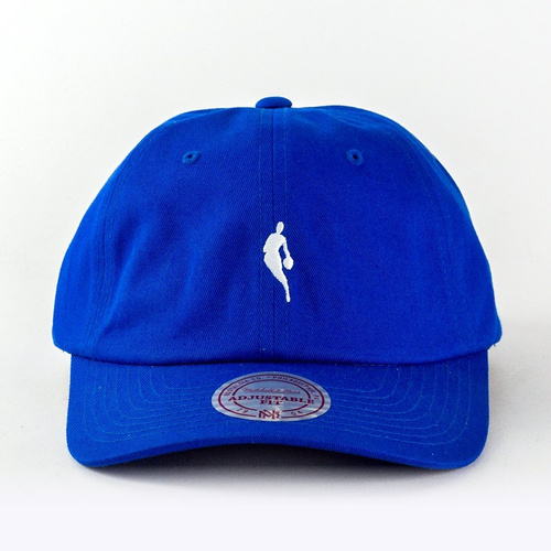 Mitchell and Ness strapback Little Dribbler Dad Hat royal / white
