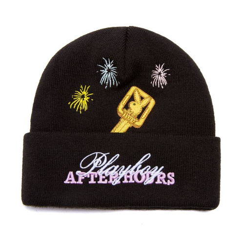 HUF x Playboy beanie Months black