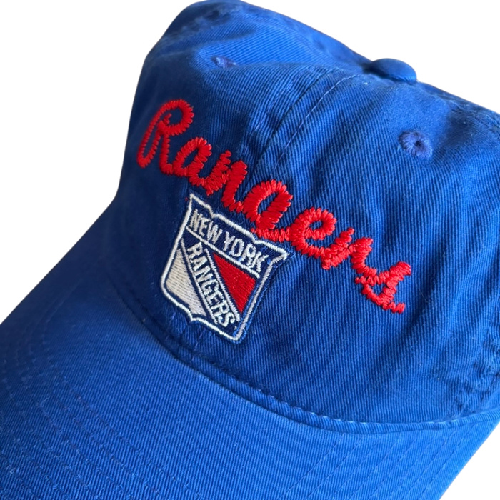 Vintage Strapback Adidas New York Rangers Emb. Logo blue