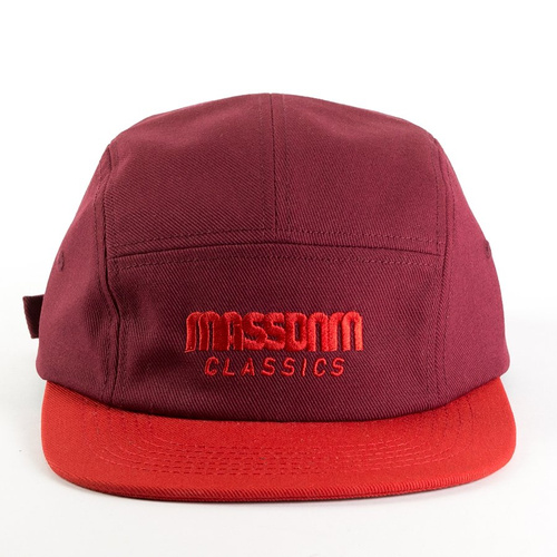 Mass Denim 5-Panel Classic Cut claret / red