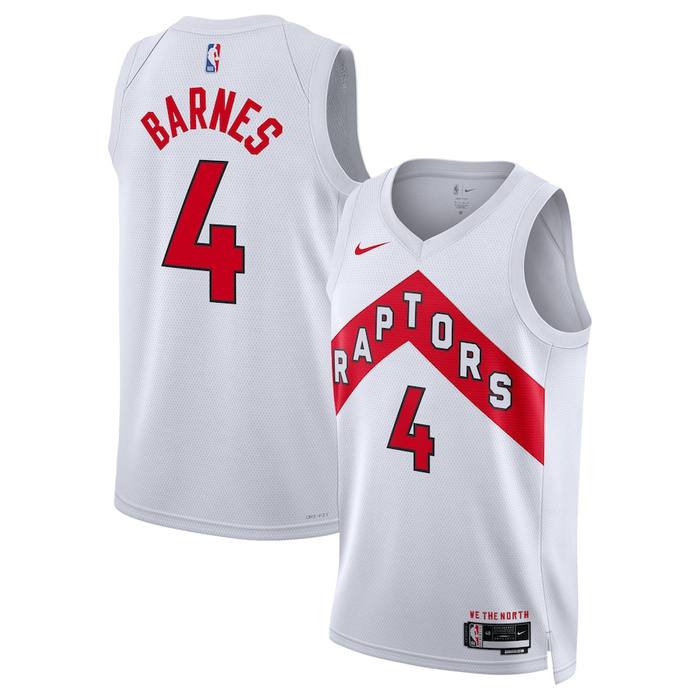 Nike NBA Swingman Jersey Association Edition Toronto Raptors Scottie Barnes white