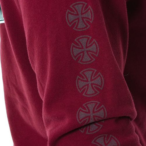 Bluza męska Thrasher X Independent hoody Pentagram Cross red N