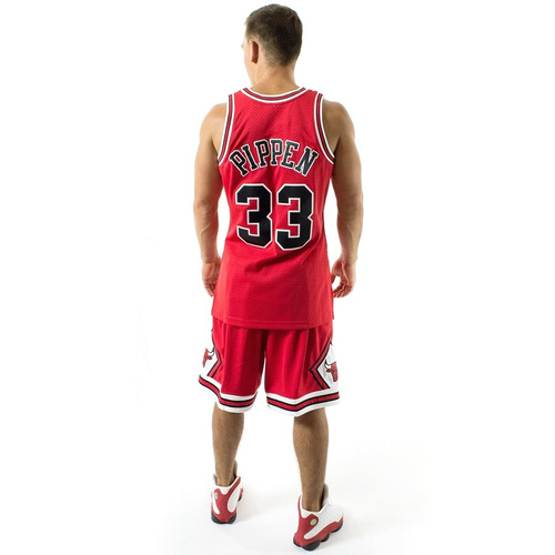 Koszulka męska Mitchell and Ness Swingman Jersey HWC Chicago Bulls Scottie Pippen 1997-98 red
