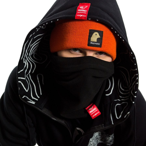 Komin na szyję Nervous x SnowProgress neck warmer Black