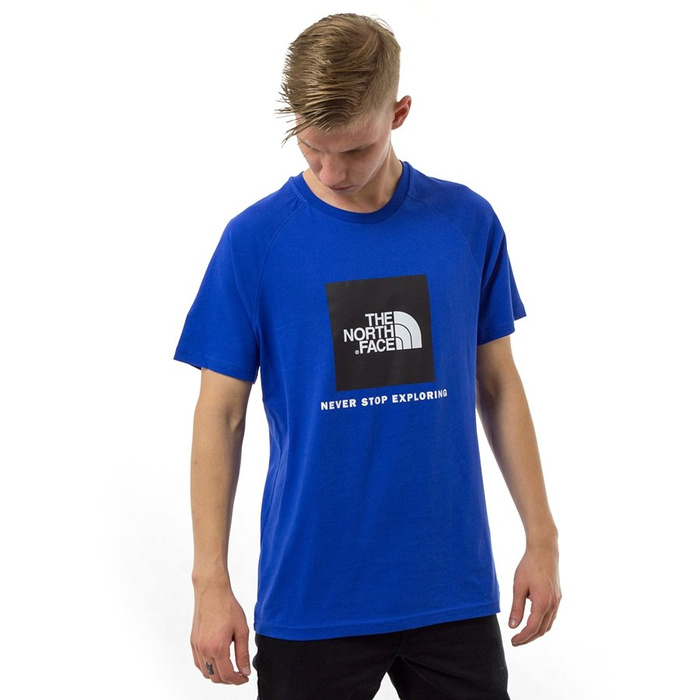 The North Face t-shirt Raglan Red Box TE tnf blue (T93BQOCZ6)