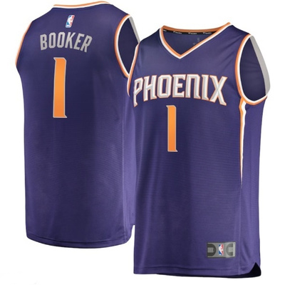 Fanatics koszulka koszykarska Replica Jersey NBA Icon Edition Phoenix Suns Devin Booker purple (kolekcja młodzieżowa)