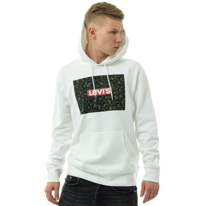 Bluza męska Levi's® Skateboarding hoody Graphic PO Hoodie B SSNL Boxtab white (19491-0081)