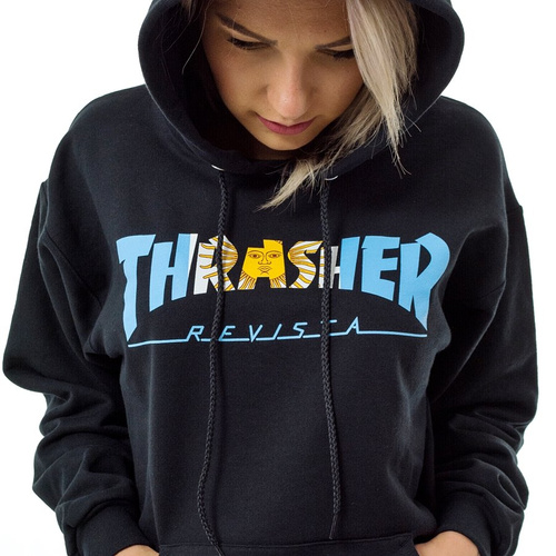 Thrasher sweatshirt WMNS Hoody Argentina black N