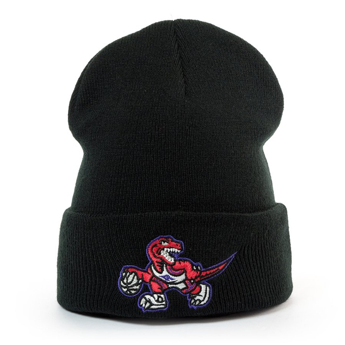 Czapka zimowa Mitchell and Ness HWC Team Logo Knit Toronto Raptors black