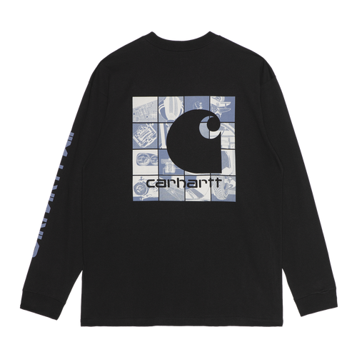 Koszulka męska z długim rękawem Carhartt WIP longsleeve Grid black