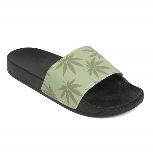 HUF slides 420 Plantlife green / black
