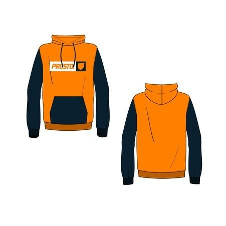 Prosto Klasyk sweatshirt Hoody Mike orange