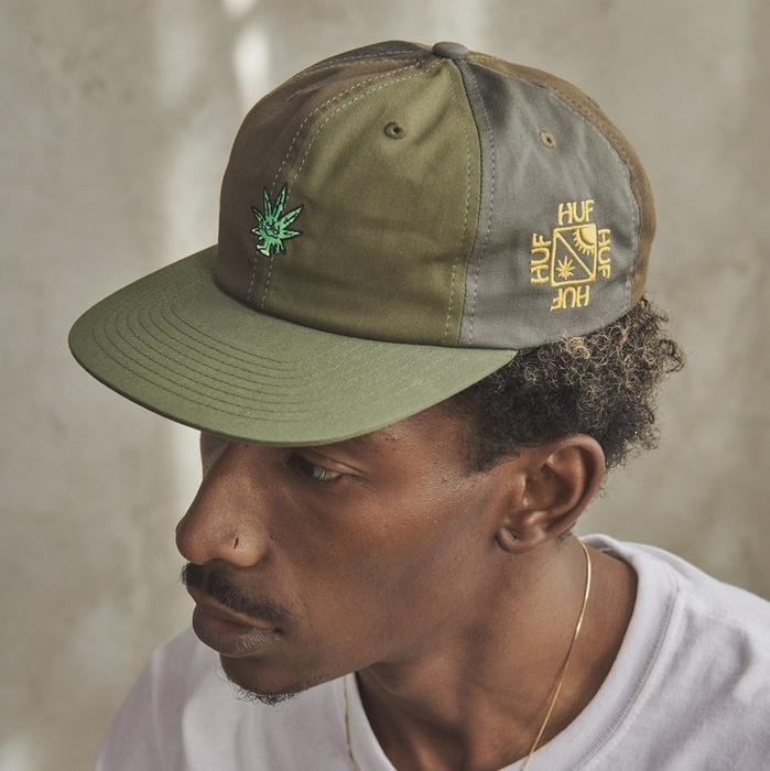 Czapka z daszkiem HUF snapback Easy Green Contrast olive / graphite