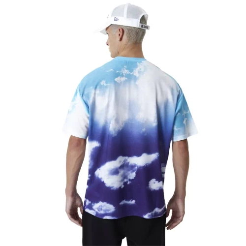 New Era  t-shirt Sky All Over Print multicolor