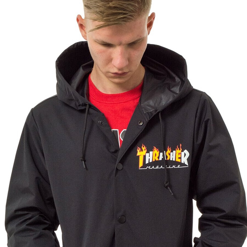 Kurtka męska Thrasher jacket Flame Mag black N