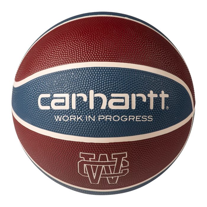 Carhartt WIP x Spalding piłka do koszykówki Basketball mulberry - dusky blue - naturel