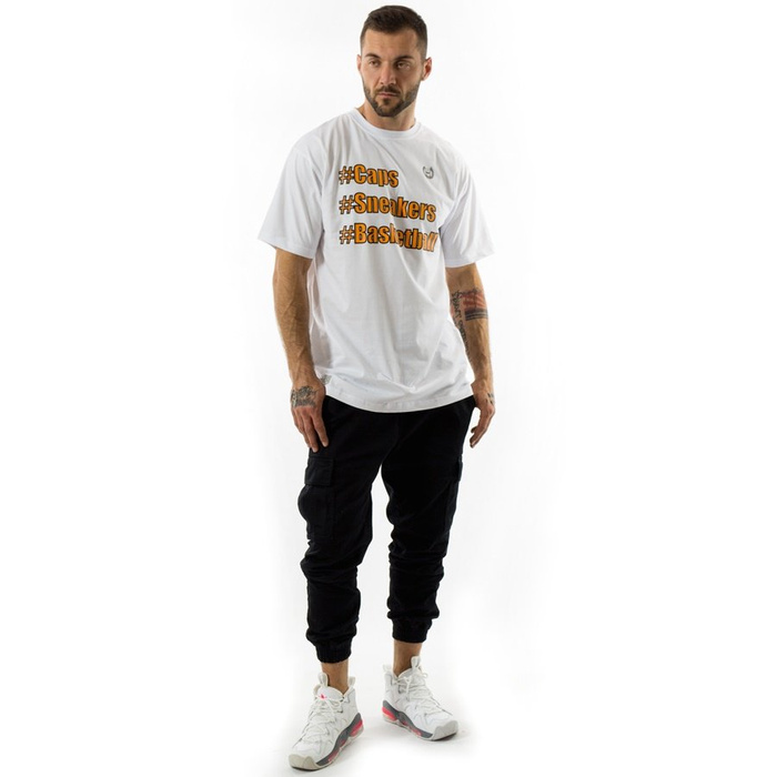 Koszulka męska MAT Wear t-shirt #Caps #Sneakers #Basketball white