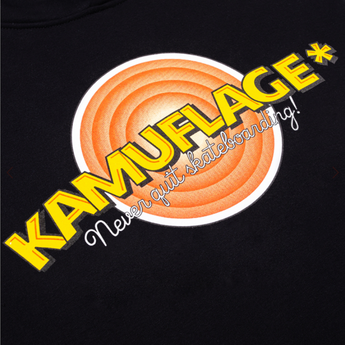 Kamuflage sweatshirt hoody Carton black