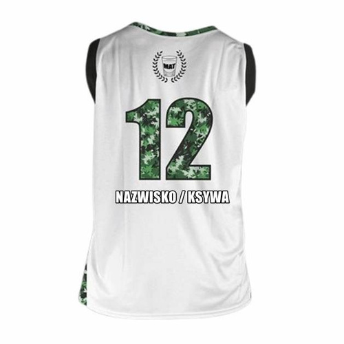 Proton x Melanżowe Akcesoria Tekstylne x MAT Wear Reversible Jersey & Shorts Bottle Camo white / black / camo