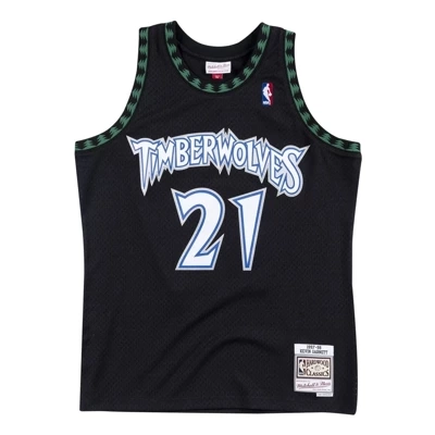 Mitchell&Ness koszulka koszykarska męska Swingman Jersey Alternate 97 Minnesota Timberwolves Kevin Garnett 1997-98 black