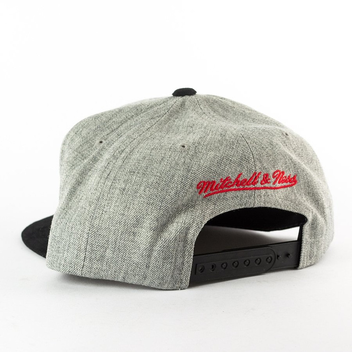 Czapka Mitchell and Ness snapback Heather Micro Toronto Raptors grey heather / black