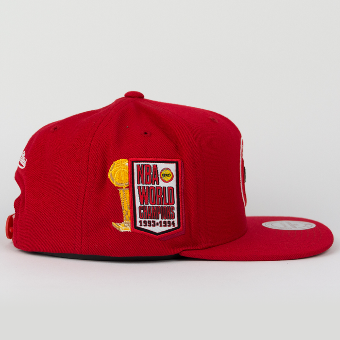 Czapka Mitchell and Ness Houston Rockets snapback Championship Pack 1993/94 Tilte red (VP06Z)