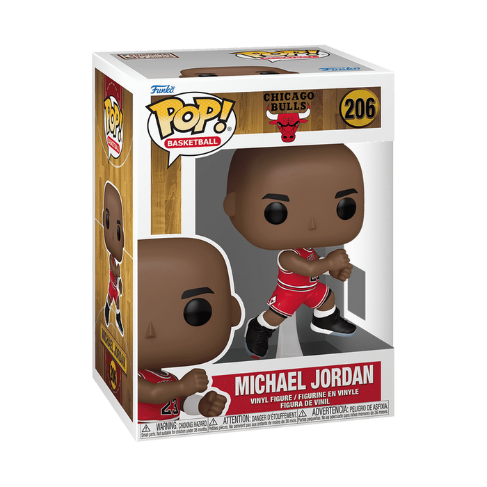 Funko Pop Michael Jordan Chicago Bulls Playoffs Celebrations 1989 red