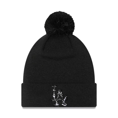 New Era czapka zimowa Infill Bobble Beanie MLB Los Angeles Dodgers black