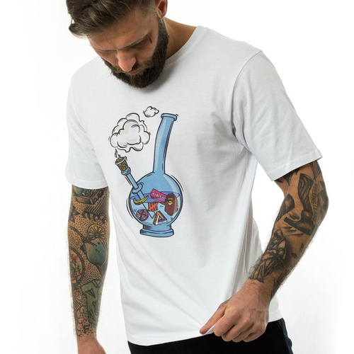 Oddity t-shirt Magic Mushroooms white