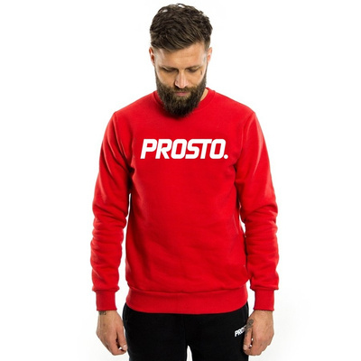 Prosto Klasyk bluza męska Crewneck Toras red