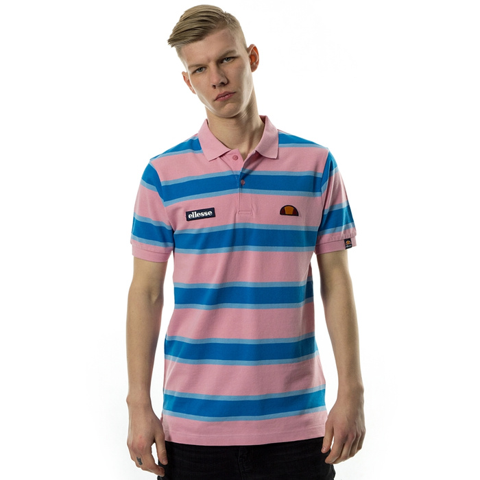 Koszulka męska Ellesse polo Marono pink / blue 