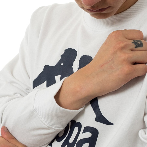 Bluza męska Kappa crewneck Sertum RN white