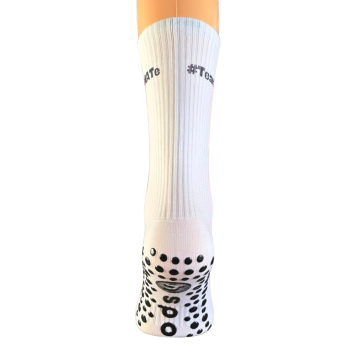 hSports x MAT Wear basketball socks #TeamMATe white
