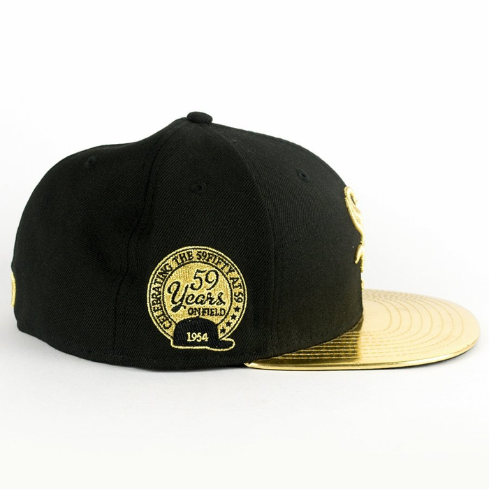 Czapka New Era fitted Chicago White Sox 59th Gold Anniversary black / gold 59FIFTY
