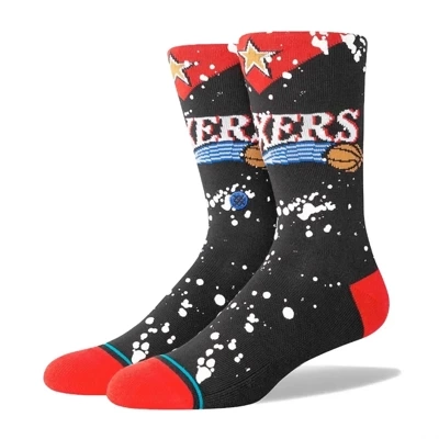 Stance socks Overspray Philadelphia 76ers black