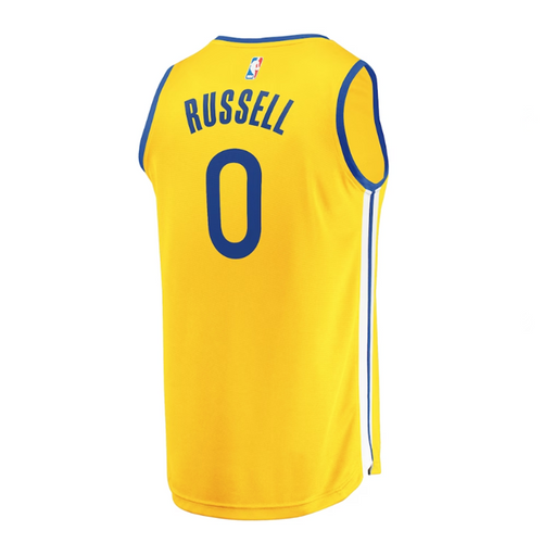 Fanatics Replica Jersey NBA Statement Edition Golden State Warriors D'Angelo Russell yellow (Youth Collection)