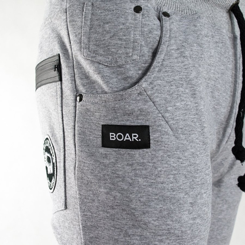 Boar Clothing sweatpants Batan grey heather