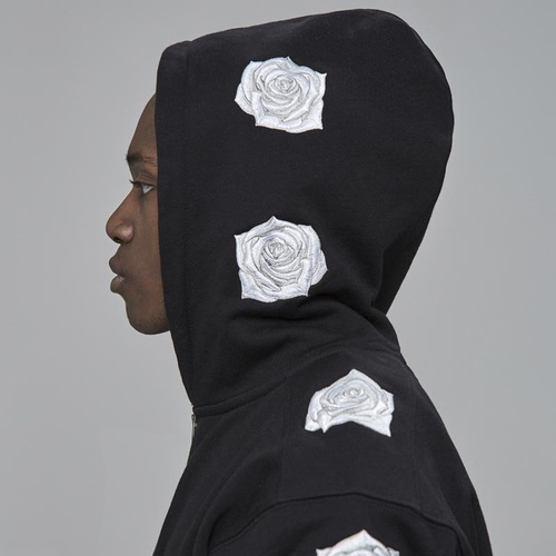 Bluza męska Cayler and Sons CSBL Order Half Zip Hoody black / red